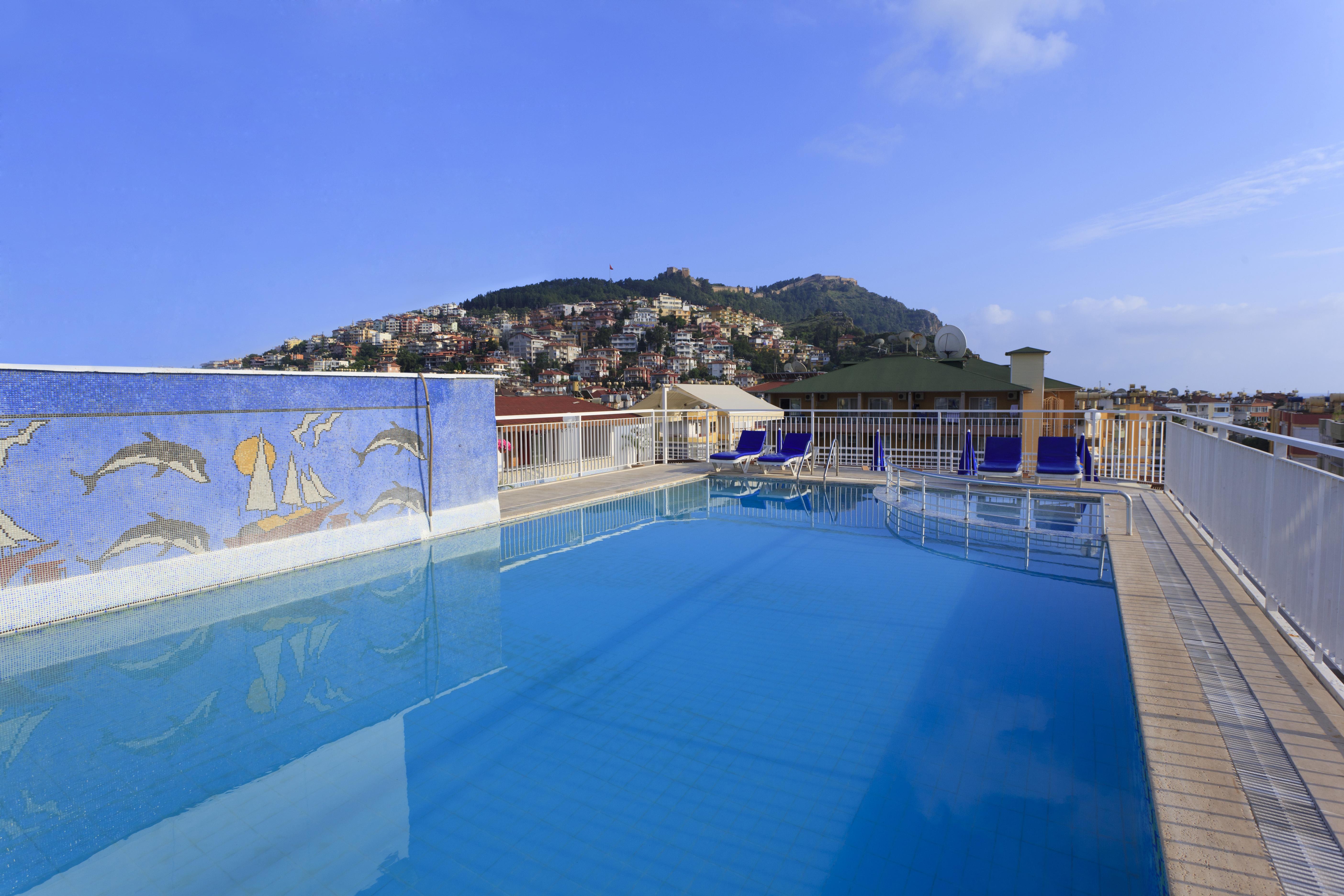 Kleopatra Aytur Apart Hotel Alanya Bagian luar foto
